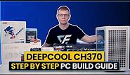 DeepCool CH370 Build - Step by Step Guide with ASRock B760M PG SONIC WiFi