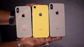 Apple iPhone XS vs. iPhone XS Max vs. iPhone XR