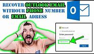 How to Recover Outlook Password without Phone Number and email 2020? Outlook Forget Password