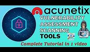Website Vulnerability Scanning tool Acunetix Complete Tutorial..