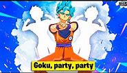 Goku, party, party meme. Fortnite emotes