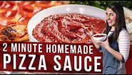 2 Minute Homemade Pizza Sauce