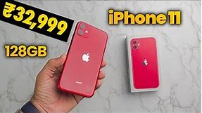 iPhone 11 Unboxing and Review in 2021 - i Bought 128GB iPhone 11 for ₹33k | A13 Bionic | Beast🔥