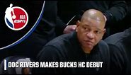 Doc Rivers makes his Milwaukee Bucks' head coaching DEBUT 🦌 | NBA on ESPN