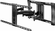 Rocketfish Full-Motion TV Wall Mount for Most 40"–75" TVs - Tilt & Swivel TV Mount - Full-Motion TV Wall Mount with Built-in Wire Management System - Swivel TV Mount with Mounting Hardware Included