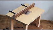 How To Make Mini Router Benchtop Table || DIY Mini Router Table