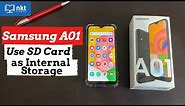 Samsung A01 SD Card Internal Storage // Use SD Card as Internal Storage Samsung