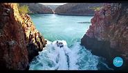 Horizontal falls Drone Video Western Australia