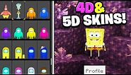 The Best 4D & 5D Skin Pack For 1.17! | 900+ Skins (Minecraft Bedrock)