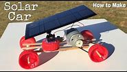 How to Make a Car - Mini Solar Powered Car - Easy to Build