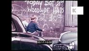 1960s UK Poverty, Children in Glasgow Slums, from 16mm