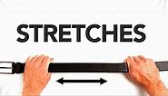 Dockers Men's Stretch Belt with Stitch