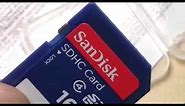 SanDisk SDHC Card 16GB Class 4 Memory Card