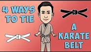 4 Ways to Tie a Karate Belt