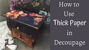PRINTING DECOUPAGE PAPERS AT HOME | HOW TO DECOUPAGE WITH THICK PAPER | TUTORIAL FOR BEGINNERS