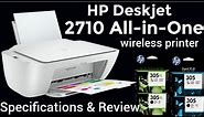 HP Deskjet 2710 All-in-One wireless Printer (Full specifications and Review)