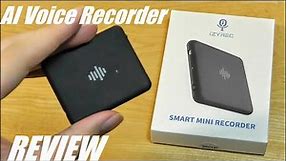 REVIEW: iZYREC - World's Smallest Digital Voice Recorder - AI Noise Cancelling!