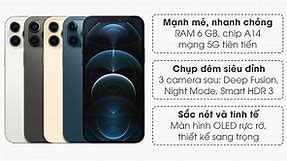 iPhone 12 Pro Max 256GB - Chính hãng, giá tốt, có trả góp