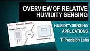 Overview of relative humidity sensing