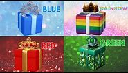 Choose Your Gift || Blue, Rainbow, Red And Green box Challenge {Choose Your Gift #08}