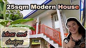 25sqm Modern House with Terrace | 25sqm House ideas and design