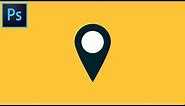 How To Draw Location Icon in Photoshop