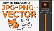 How to convert an Image to Vector in illustrator with Image Trace