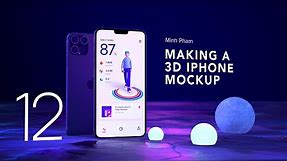 Making a 3D iphone 12 mockup with After Effects and Element 3D