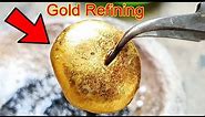 You Won't Believe What GOLD Refining Process DOES to MAKE 24k Gold Bar!