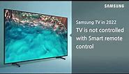 [Samsung TV] How to troubleshoot a remote control