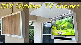 DIY Custom Outdoor TV Cabinet - under $200