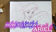 Family Activity: Learn To Draw ‘The Little Mermaid’s Ariel