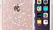 iPhone 8 Case, iPhone 7 Case, TILL (TM) Clear Bling Glitter Shockproof Anti-Fingerprint Sparkle Crystal Star Pattern Slim Soft TPU Phone Cover Bumper Case for iPhone 5c [Transparent]