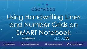 Using Handwriting Lines and Number Grids in SMART Notebook | Tutorial