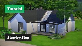 Modern Bungalow • The Sims 4 Step-by-Step House Building Tutorial [Beginner]