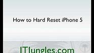 iPhone 5: How to Hard Reset (3 Ways)