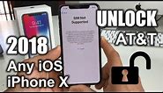 How To Unlock iPhone X From AT&T to Any Carrier