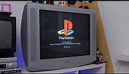 Playstation 1 Startup on Sony Trinitron CRT - Gamingsetup