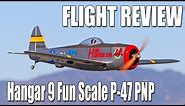 Hangar 9 Fun Scale P-47 Thunderbolt PNP Assembly & Flight Review | The RC Geek