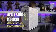 Arris Cable Modem | Arris Router Login - IP Address for Arris Modem Login