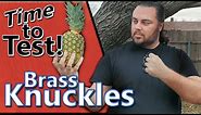 Brass Knuckle Test | Knuckle Duster Effectiveness