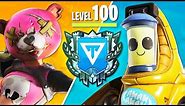 RANKING UP TO LEVEL 100!! New P-1000 ROBOT PEELY & RAGSY Skin! (Fortnite Battle Royale)