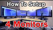 How to Setup 4 Monitors with Galaxy GTX 560 MDT Graphics Card