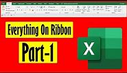 Everything You Need To Know On Excel Ribbon: Part 1