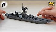 How to Build a Microscale Lego Battleship (MOC - 4K)
