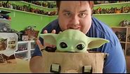 BABY YODA IN A BAG!!! - Star Wars Mandalorian Grogu Electronic Plush Toy Disney Review