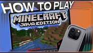 How to play Minecraft Java Edition on iPad!