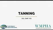Overview of the Tanning Code 12/13/23