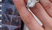 Great 18k White Gold Engagement Ring with Diamonds 3.24ct. ENG-37505