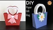 HOW TO MAKE A PAPER GIFT BAG I EASY DIY PAPER CRAFTS